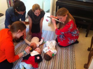 babies and mums flute group